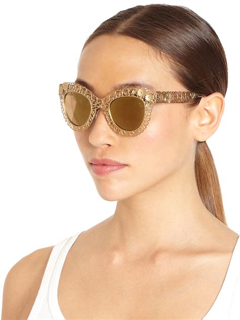 dolce gabbana pure gold sunglasses|Dolce & Gabbana unisex sunglasses.